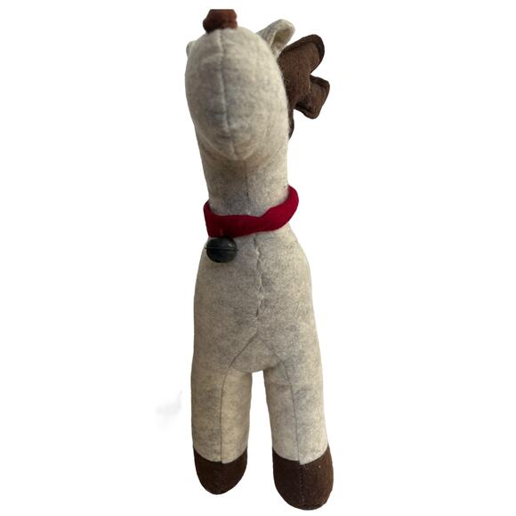 Ellsworth Avenue Weighted Reindeer Plush Decor 15" Tall Set of 3 - Picture 5 of 9